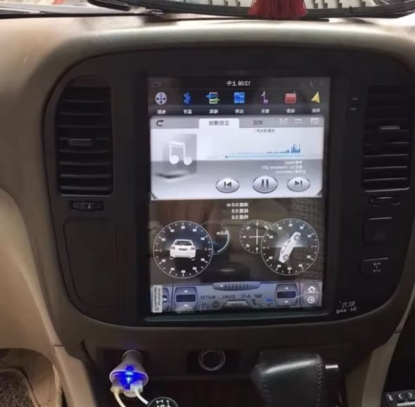 1998-2002 100 Series Landcruiser Tesla style Headunit. - Image 4