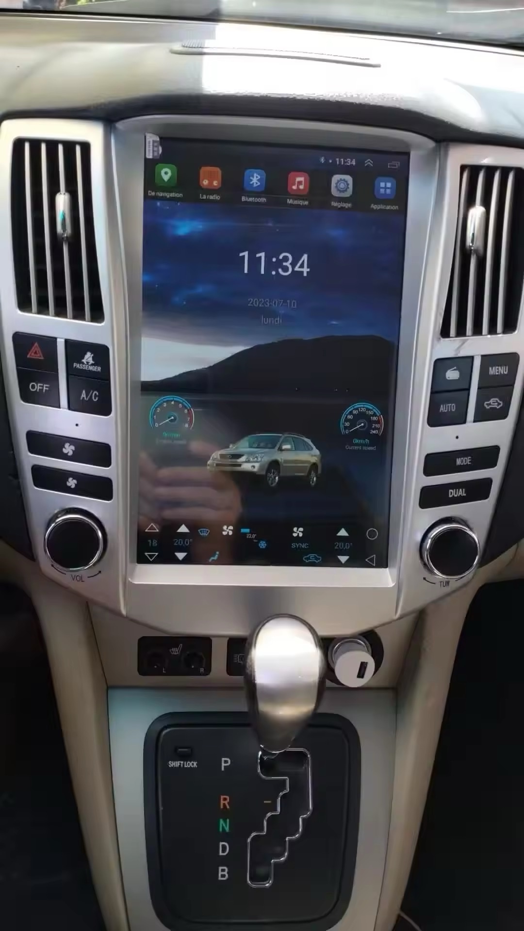 Toyota Harrier/ Lexus RX300, RX330, RX350 2004-2008 Headunit. - Image 4