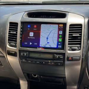 Alternative view of 2004-2009 Toyota Prado Headunit.