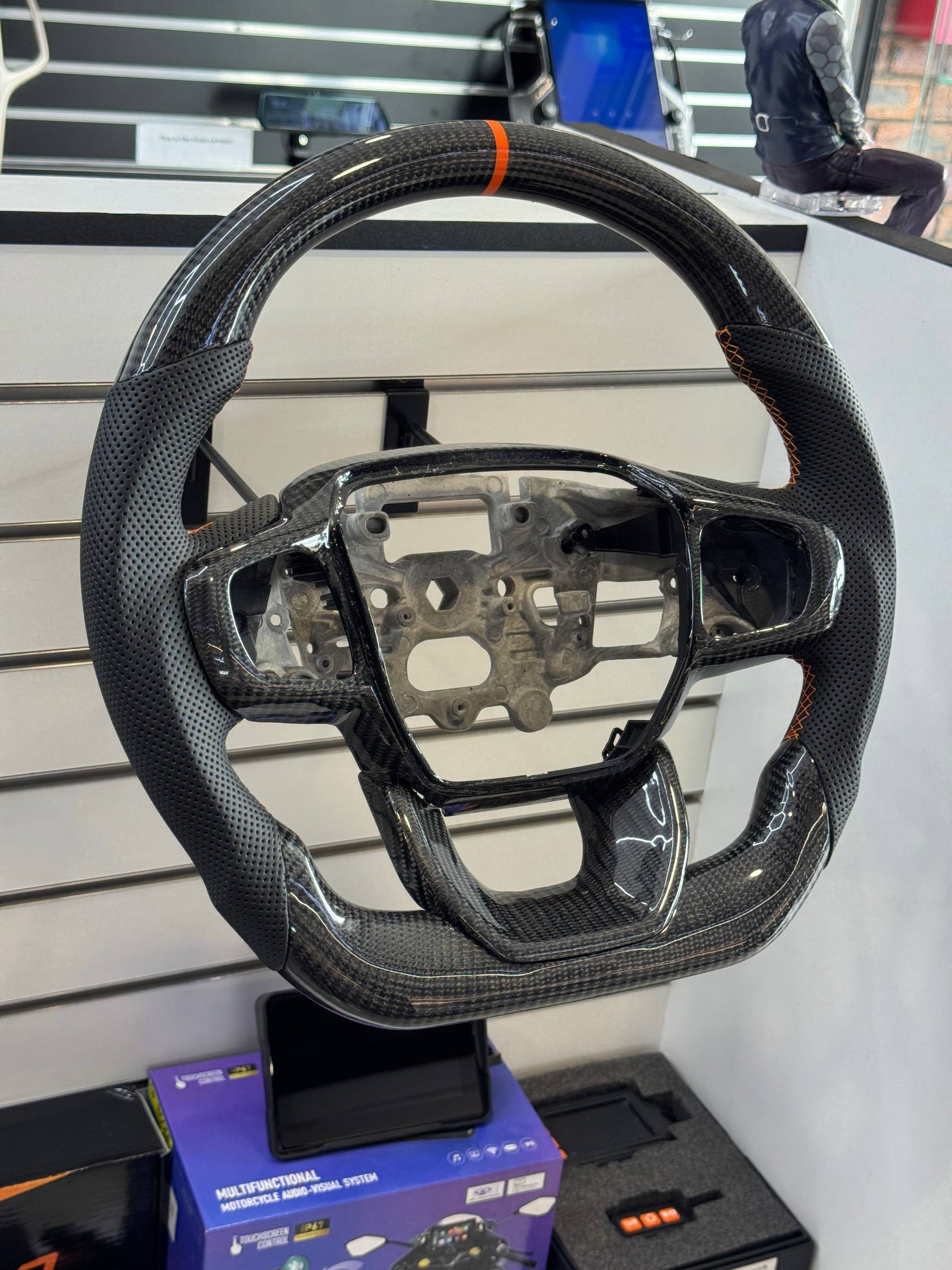Ford ranger next gen carbon fiber steering wheel - Image 2